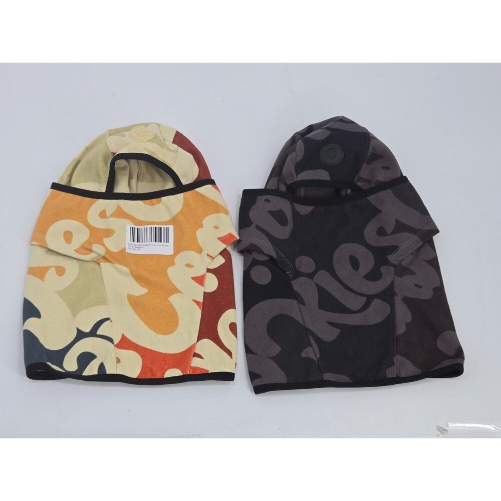 Lot of 2 Cookies Balaclava Ski Masks All Over Printed Balaclava